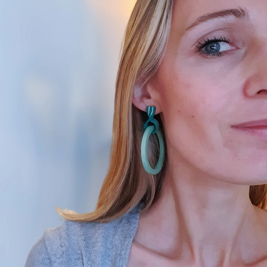 Store Cirkler - Jadegrøn og Smaragdgrøn