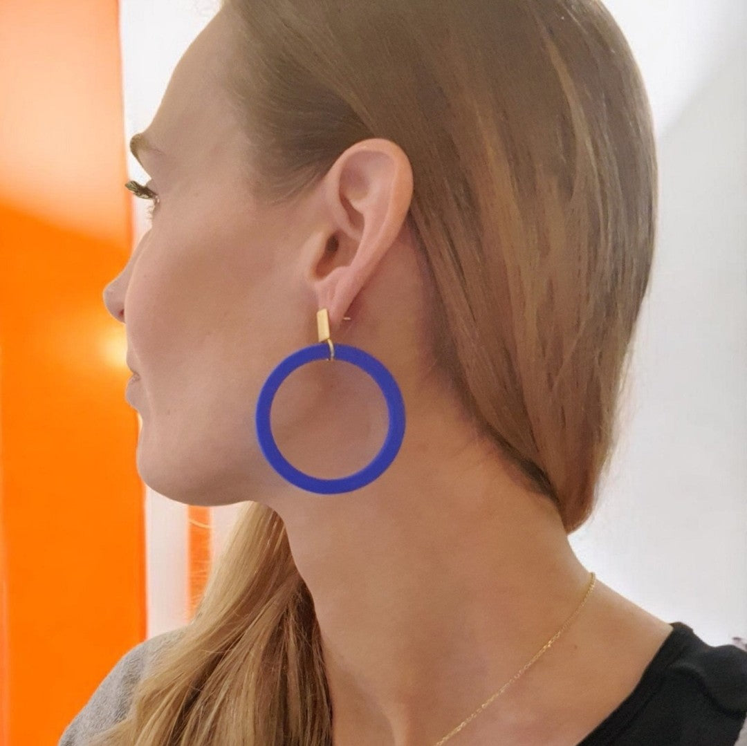 Store Cirkler - Koboltblå