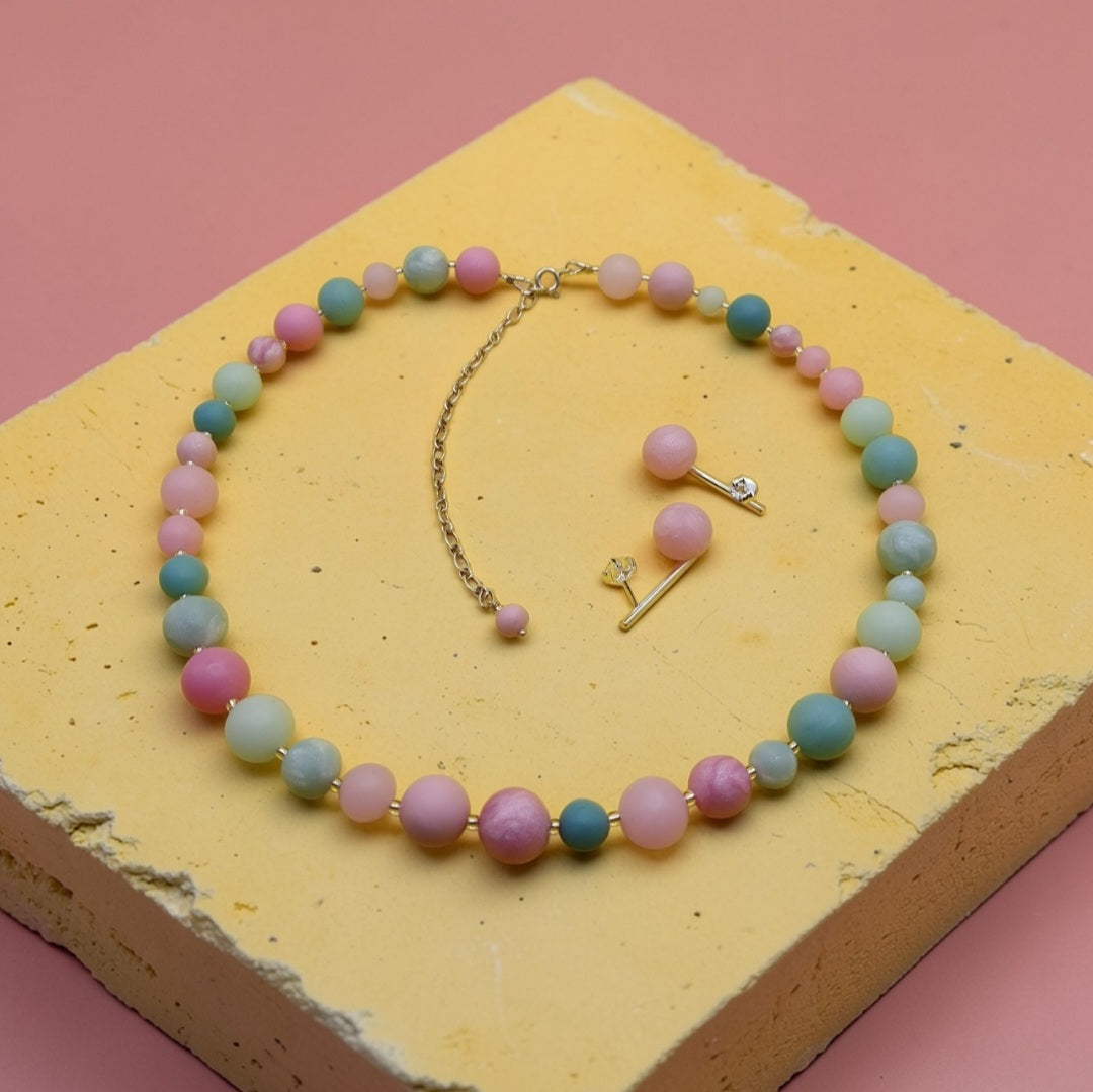 Sticks med Perle - Lyserød