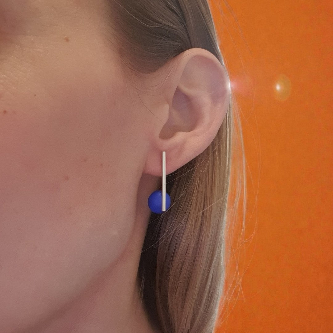 Sticks med Perle - koboltblå