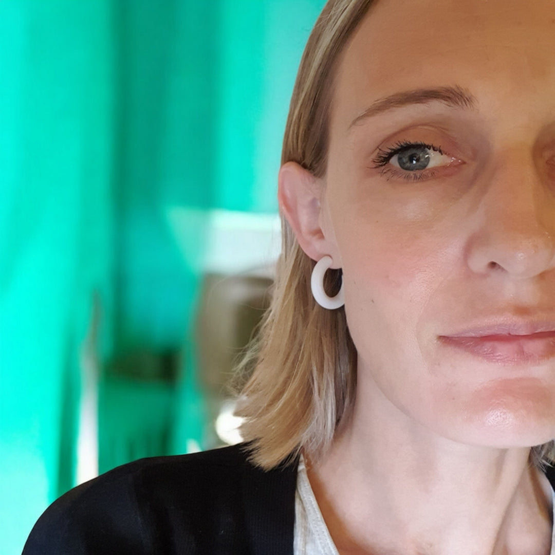 Hoops M - Knækket hvid