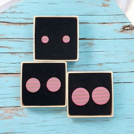 Stribede Dutter - Pink og Grå