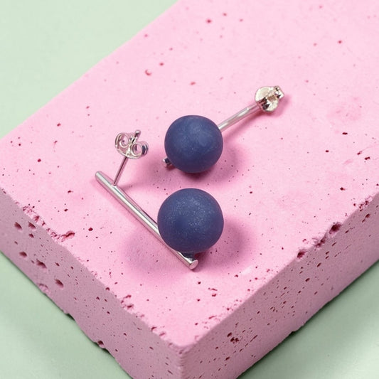 Sticks med Perle - Agatblå