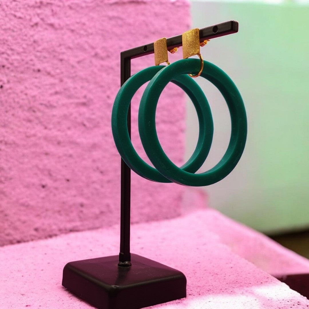 Store Cirkler - Smaragdgrøn