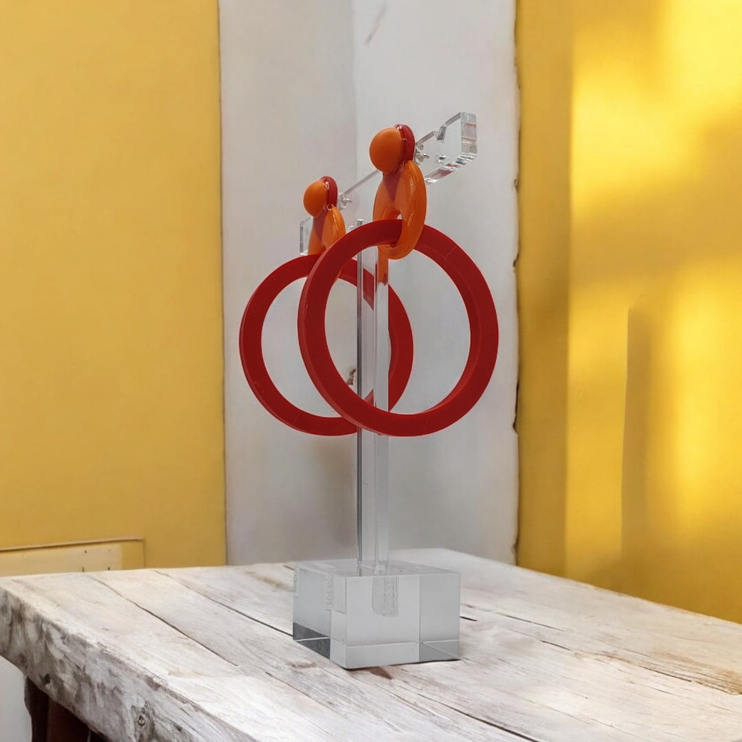 Store Cirkler -Rød og Orange