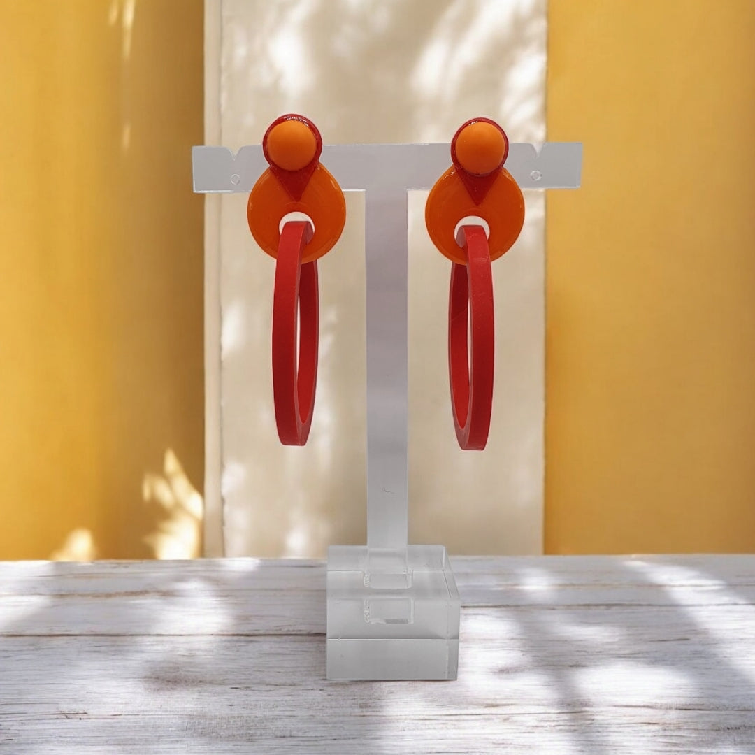 Store Cirkler -Rød og Orange