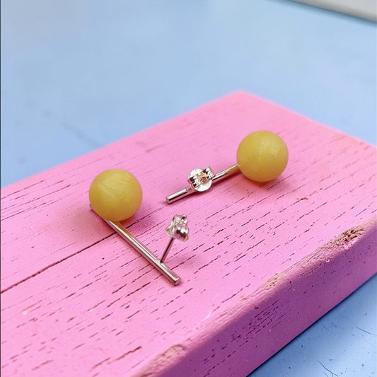 Sticks med Perle - Gul